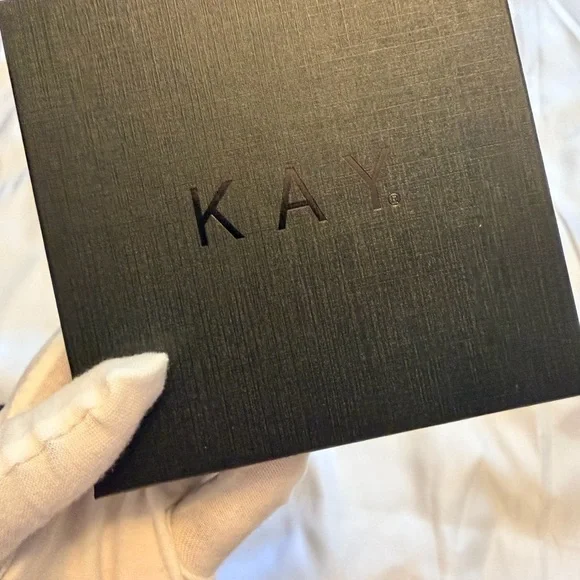 Kay Jewelers Original Gift Box + Dust Bag + Gift Bag Set - Picture 1 of 9